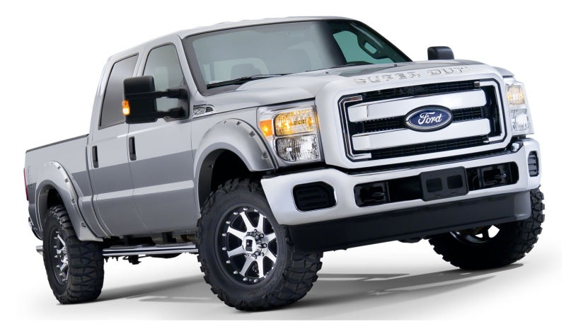 Bushwacker 20917-02 08-10 Ford F-250 Super Duty Styleside Pocket Style Flares 4pc 81.0/96.0in Bed - Black