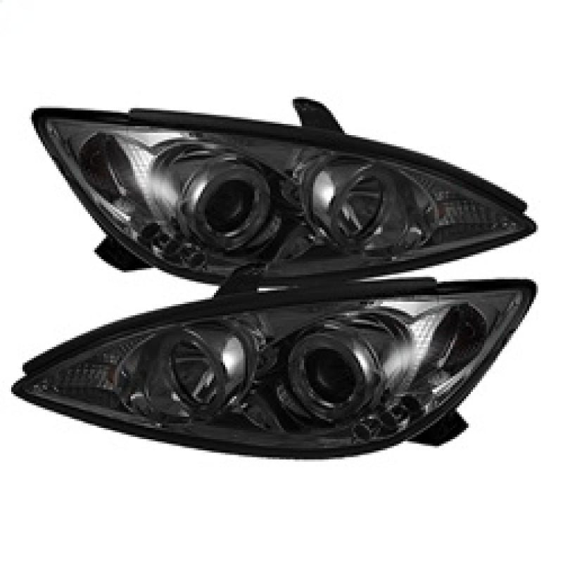 SPYDER 5064325 Spyder Toyota Camry 02-06 Projector Headlights LED Halo LED Smoke High H1 Low H1 PRO-YD-TCAM02-HL-SM