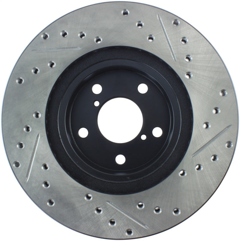Stoptech 127.47012R StopTech Slotted & Drilled Sport Brake Rotor