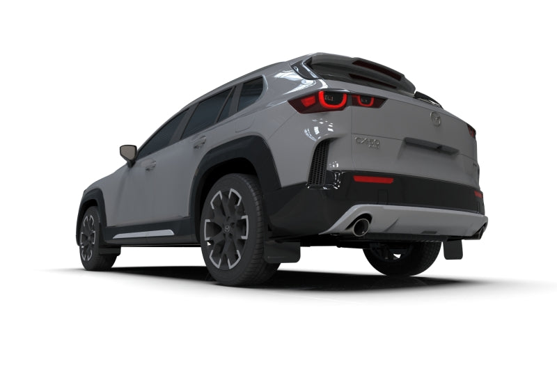 Rally Armor MF107-UR-BLK-RD - 2024 Mazda CX-50 Black UR Mud Flap W/Red Logo (Will Not Fit CX-5)