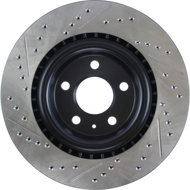 Stoptech 127.33137L StopTech Slotted & Drilled Sport Brake Rotor