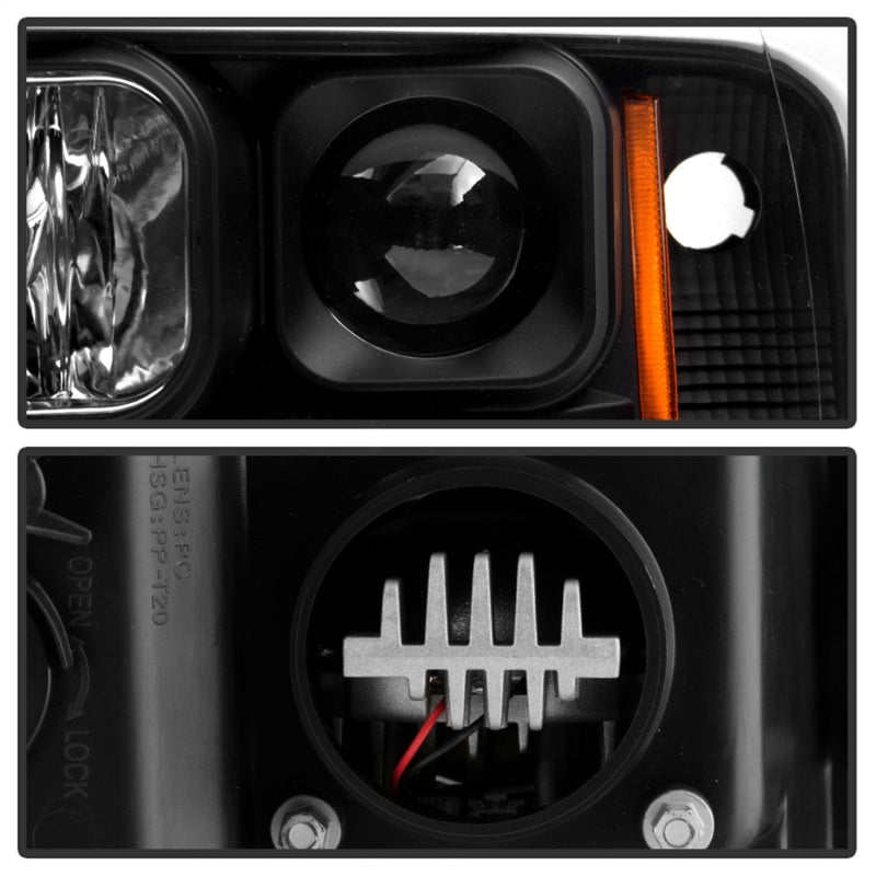 SPYDER 5088079 Spyder Dodge RAM 1500 02-05/RAM 2500/3500 03-05 High-Power LED Headlights - Black PRO-YD-DR02V2PL-BK