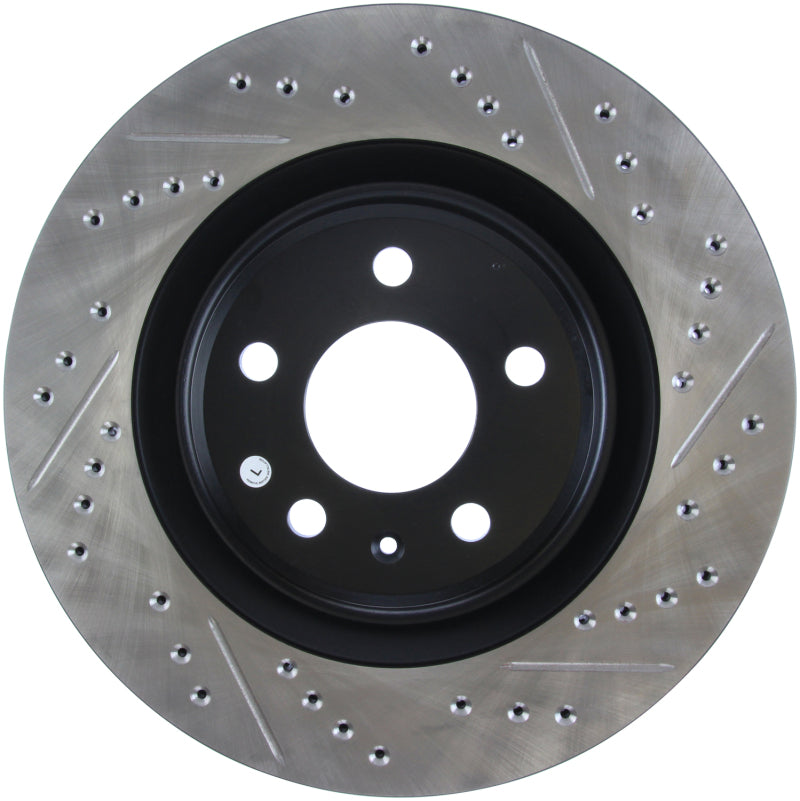 Stoptech 127.33137L StopTech Slotted & Drilled Sport Brake Rotor