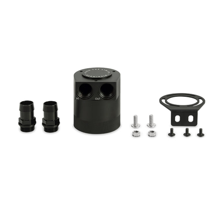 Mishimoto MMBCC-HF Universal High Flow Baffled Oil Catch Can - Kit