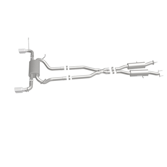 Magnaflow 19216 MagnaFlow Cat-Back SS 2.5in Dual Split Rear 4in Black Tip 11-16 Jeep Grand Cherokee 5.7L V8/3.6L V6