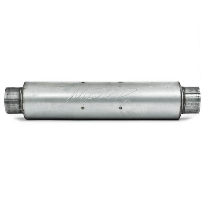 MBRP M1004A Universal Quiet Tone Muffler 4in Inlet/Outlet 24in Body 6in Dia 30in Overall Aluminum