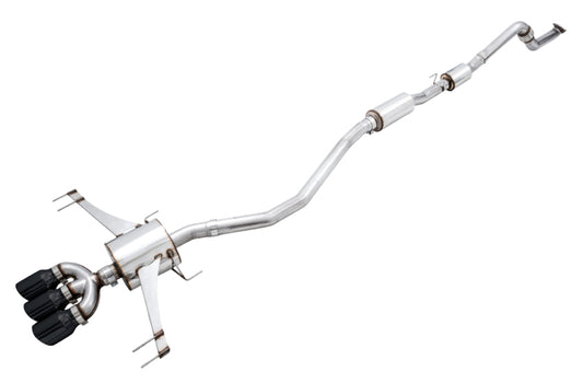 AWE Tuning 3015-43000 2017+ Honda Civic Type R Touring Edition Exhaust w/Front & Mid Pipe - Diamond Blk Tips