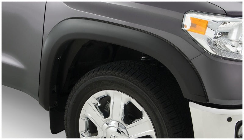 Bushwacker 30037-02 14-18 Toyota Tundra OE Style Flares 2pc Fits w/ Factory Mudflap - Black