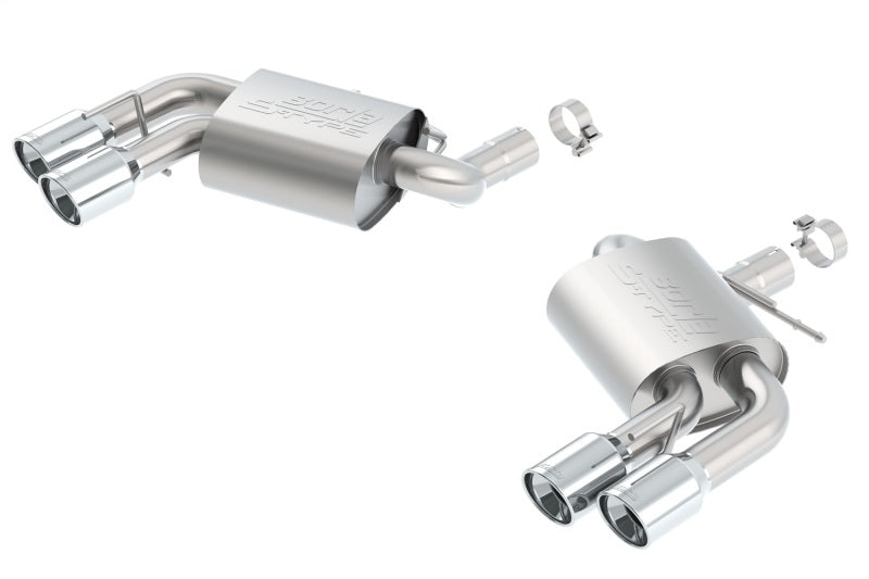 Borla 11920 2016 Chevy Camaro 6.2L AT/MT S-Type Rear Section Exhaust w/o Dual Mode Valves