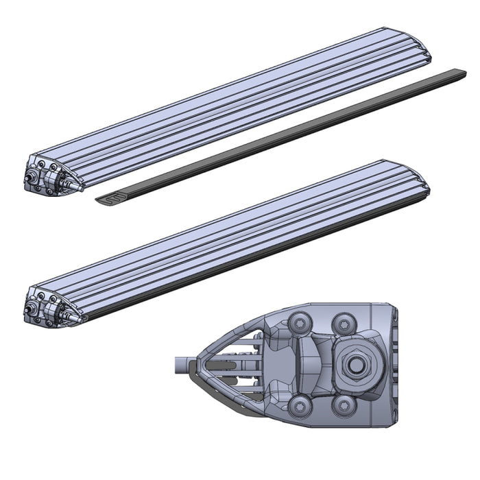 Rigid Industries 46724 2021 Ford Bronco Roof Line Light Kit (Incl. SR spot/flood Combo Bar)