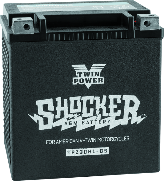 Twin Power YTX-30L Shocker Battery Replaces H-D 66010-97A