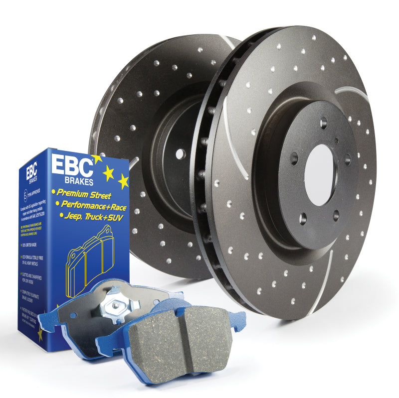 EBC S6KF1092 S6 Kits Bluestuff Pads and GD Rotors