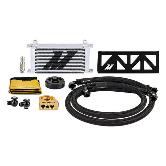 Mishimoto MMOC-BRZ-22TSL 22+ Subaru BRZ/Toyota GR86 Oil Cooler Kit Thermostatic - Silver