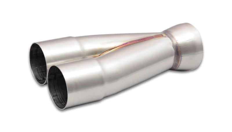 Vibrant 10355 2-1 SS Merge Collectors (2in Inlet Slipover ID 2-1/2in Outlet OD) - Sold Individually