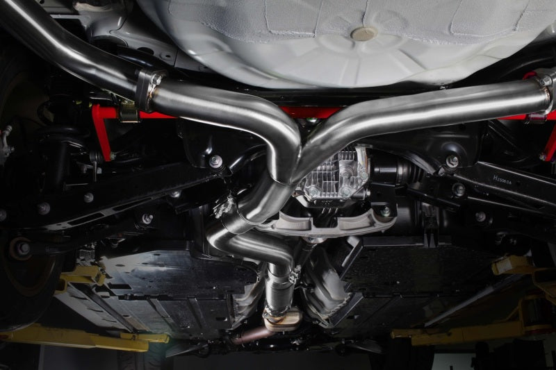 Perrin Performance PSP-EXT-340BR PERRIN 22-25 Subaru WRX Stainless Steel Midpipe w/Resonator 3in. (Fits OEM/Aftermarket Mufflers)