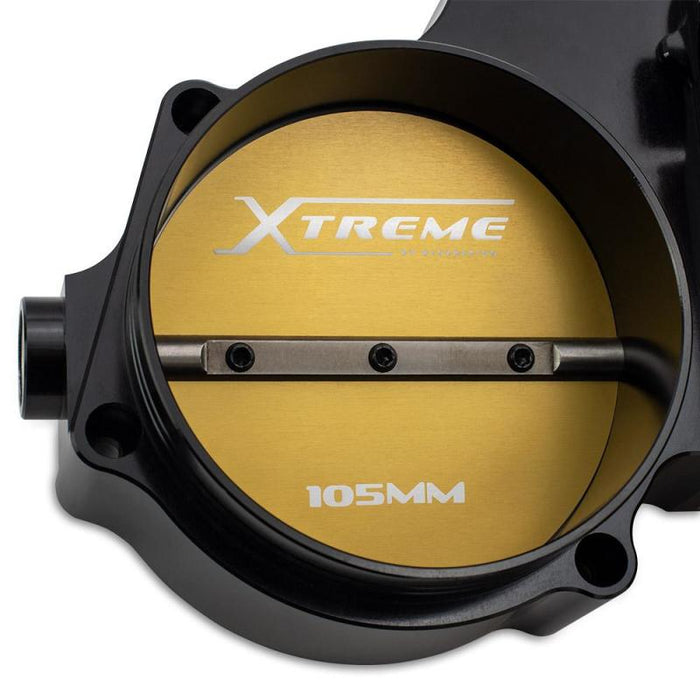 BLOX Racing BXIM-00255-BK 2015+ Dodge Hellcat / Jeep Trackhawk 6.2L 105mm Electronic Billet Throttle Body - Black