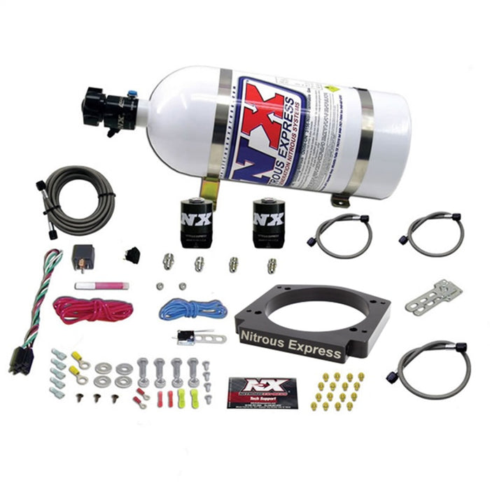 Nitrous Express 20917-10 GM LS 112mm Adapter Plate Kit (100-400HP) w/ 10LB Bottle
