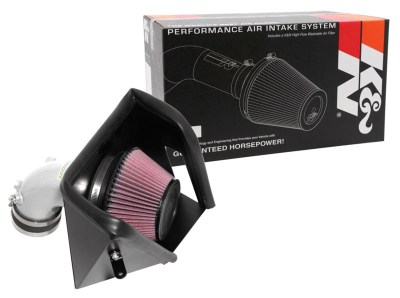 K&N Engineering 69-5320TS K&N 2018 Kia Stinger L4-2.0L F/I Silver Typhoon Short RAM Intake