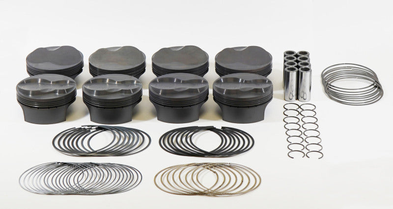 Mahle 930229785 MS Piston Set GM LSX 440cid 4.185x1.110RCH 4.0 Stk 6.125 Rod .927 Pin 5.6cc 14.0CR - Set of 8