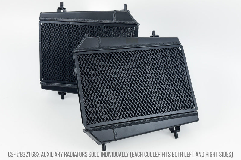 CSF 8321 BMW G8X M3/M4/M2 High-Performance Auxiliary Radiator - Single Radiator