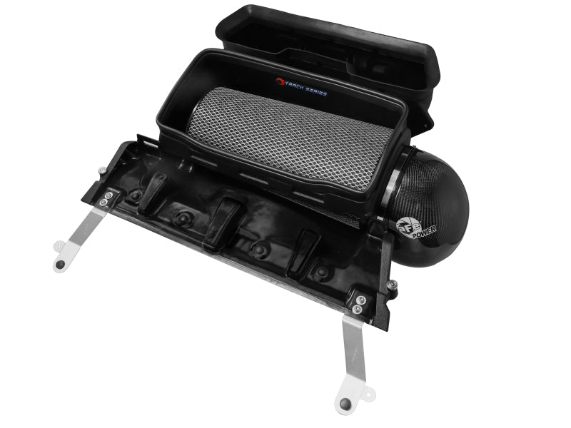 aFe 57-10022K 21-23 RAM 1500 TRX Track Series Carbon Fiber Cold Air Intake System w/ Pro 5R Filter