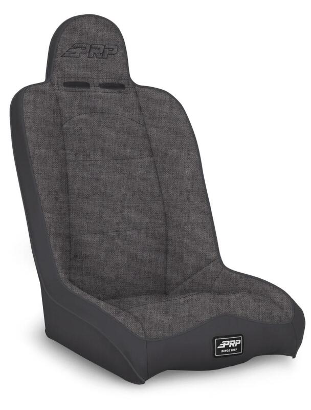 PRP Seats A140110-54 PRP Daily Driver High Back Suspension Seat (Two Neck Slots) - All Grey