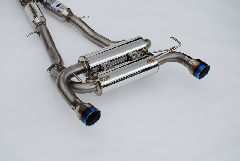 Invidia HS22N4Z7GM1RTL 2022+ Nissan Z 70mm Gemini Cat Back Exhaust - Rolled TI Tips