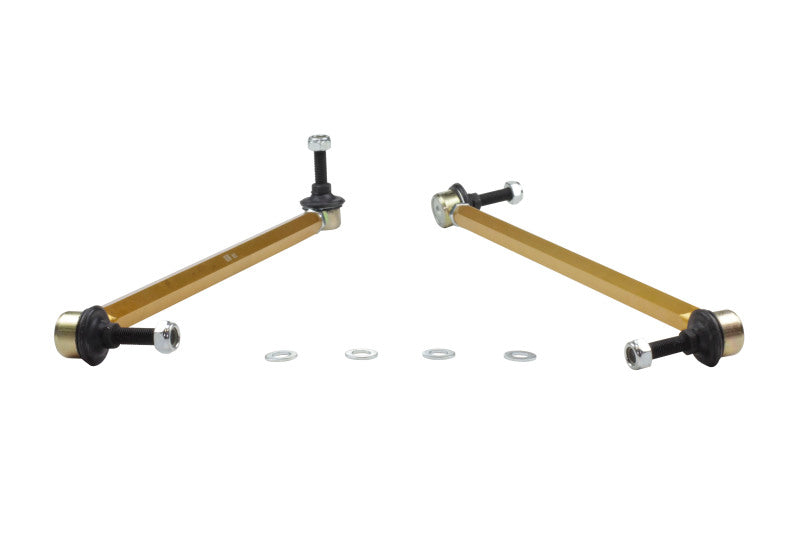 Whiteline KLC177 10+ Chevy Camaro FR Coupe Front Sway Bar - Link Assy H/D Adj Steel Ball (380mm C to C)
