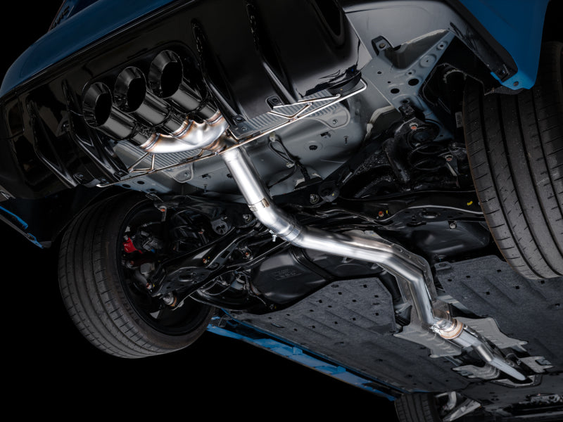 AWE Tuning 3020-53287 2023 Honda Civic Type R FL5 Track Edition Exhaust w/ Triple Diamond Black Tips