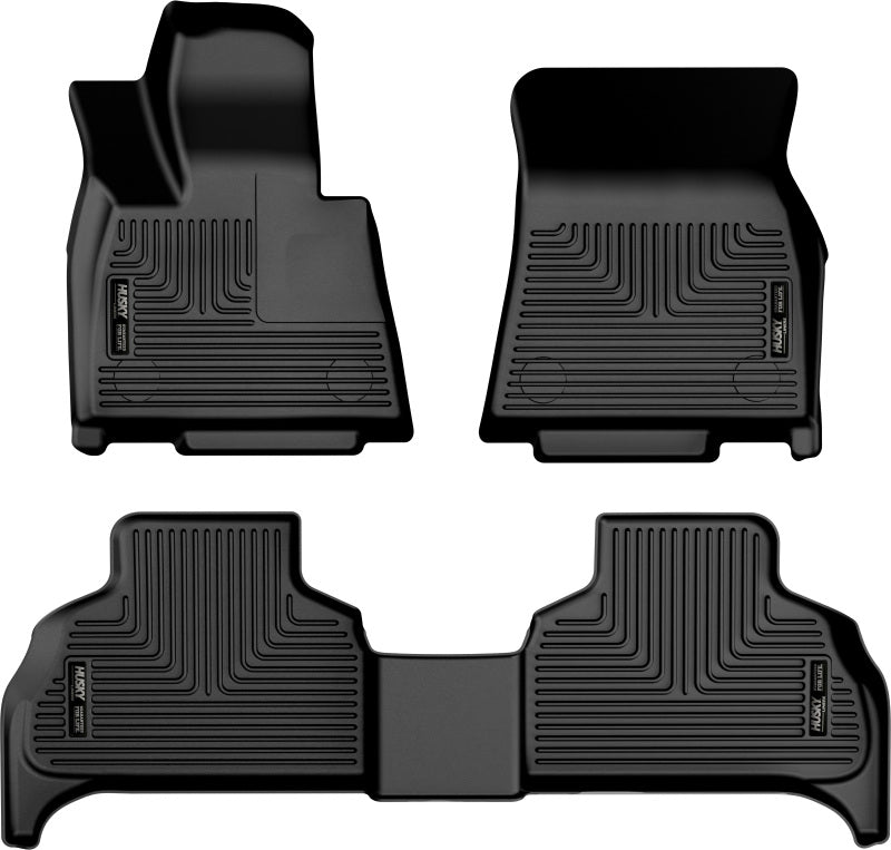 Husky Liners 95921 19-23 BMW X5 Weatherbeater Black Front & 2nd Seat Floor Liners