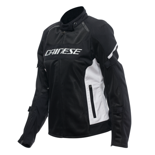 Dainese Air Frame 3 Tex Jacket Womens Black/White/White Size - 52