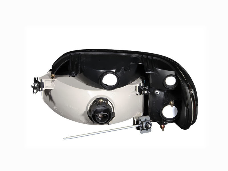 ANZO 111040 1995-2001 Ford Explorer Crystal Headlights Chrome w/ Corner Lights 2pc