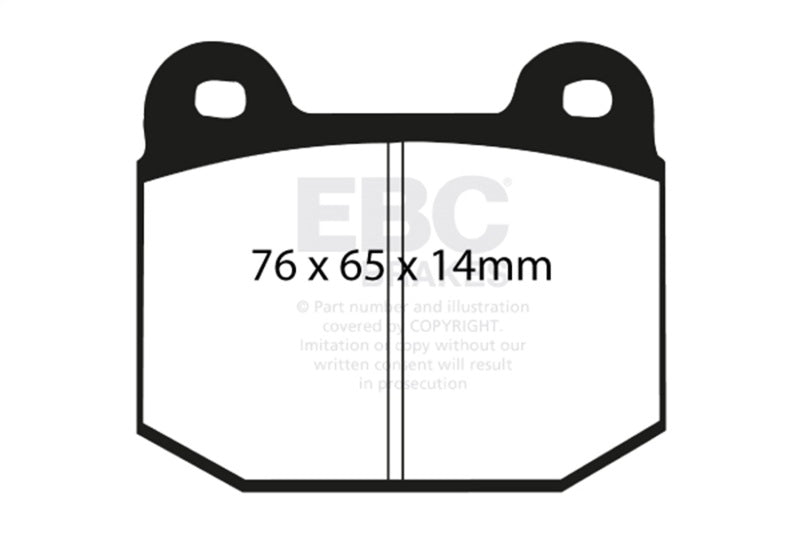 EBC DP41537R 03-04 Infiniti G35 3.5 (Manual) (Brembo) Yellowstuff Rear Brake Pads