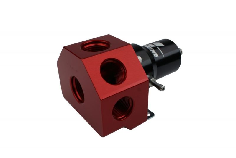 Aeromotive 13133 Regulator - 30-120 PSI - .500 Valve - 4x AN-08 and AN-10 inlets / AN-10 Bypass