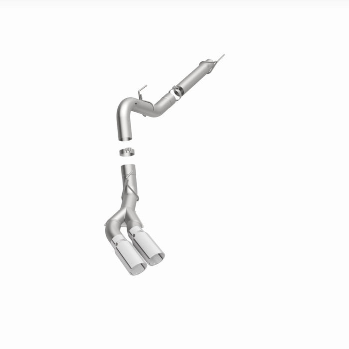 Magnaflow 19422 MagnaFlow CatBack 2018 Ford F-150 V6-3.0L Dual Exit Polished Stainless Exhaust - MF Series