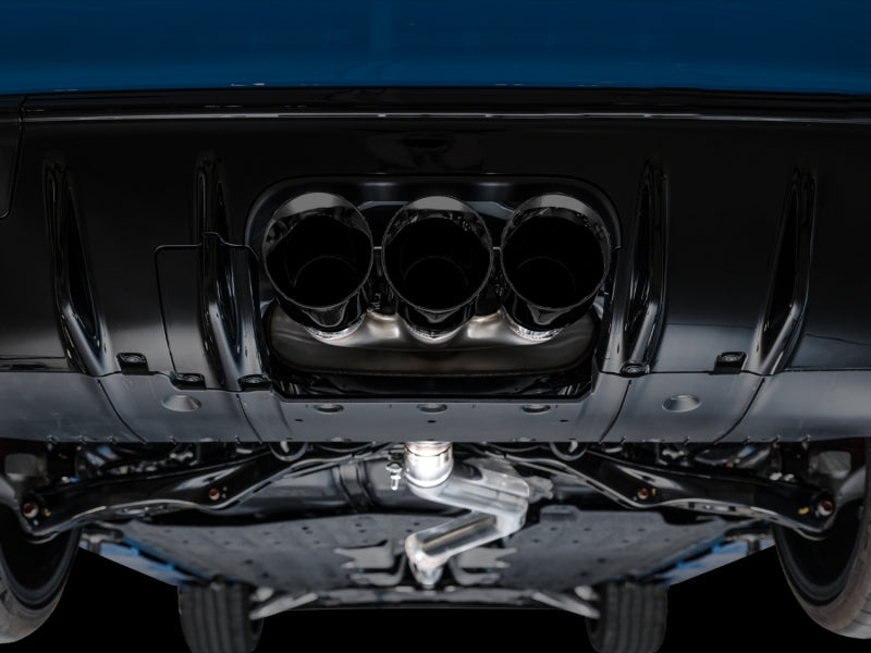 AWE Tuning 3015-53287 2023 Honda Civic Type R FL5 Touring Edition Exhaust w/ Triple Diamond Black Tips