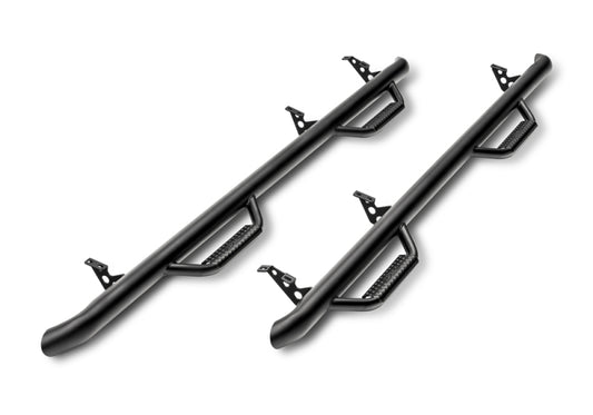 N-Fab T0580CC-TX Nerf Step 05-15 Toyota Tacoma Double Cab 5ft Bed - Tex. Black - W2W - 2in