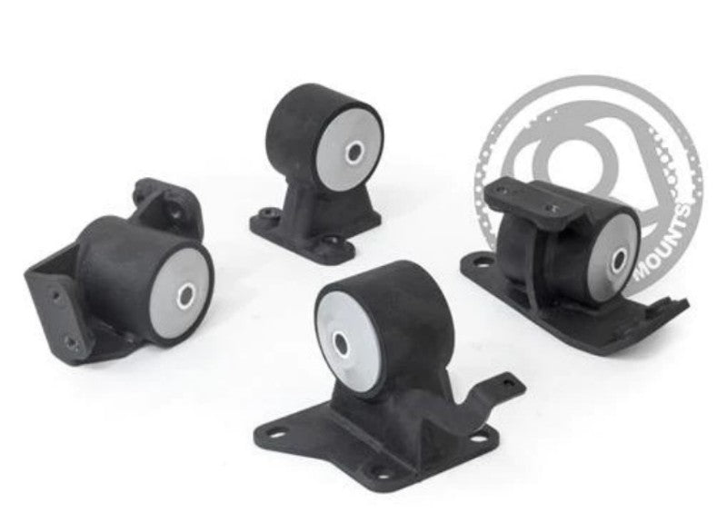 Innovative Mounts 69950-85A Innovative 90-99 Toyota MR2 5S/3S Black Steel Mounts 85A Bushings