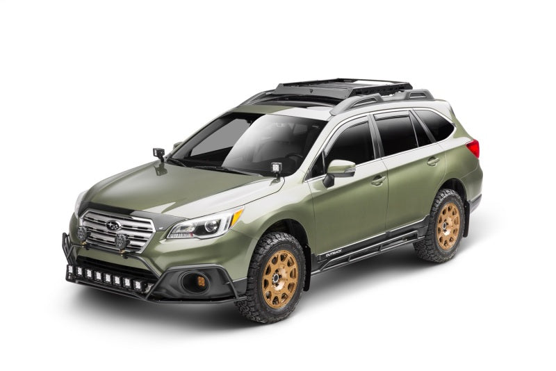 N-Fab U34253400 Universal Roof Rack (Small 34.25 - 34 Width) - Tex. Black