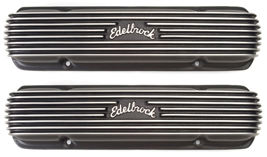 Edelbrock EDE41303 Pontiac Classic Series V/C's - Black Finish