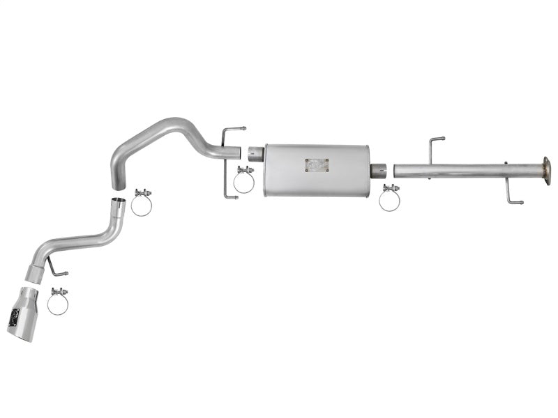 aFe 49-06039-P Scorpion 2-1/2in Alum Steel Cat-Back Exhaust w/ Polished Tips 07-17 Toyota FJ Cruiser V6 4.0L