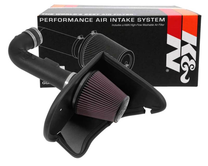 K&N Engineering 63-3094 K&N 2016-2017 Chevrolet Camaro V6-3.6L F/I AirCharger Performance Intake