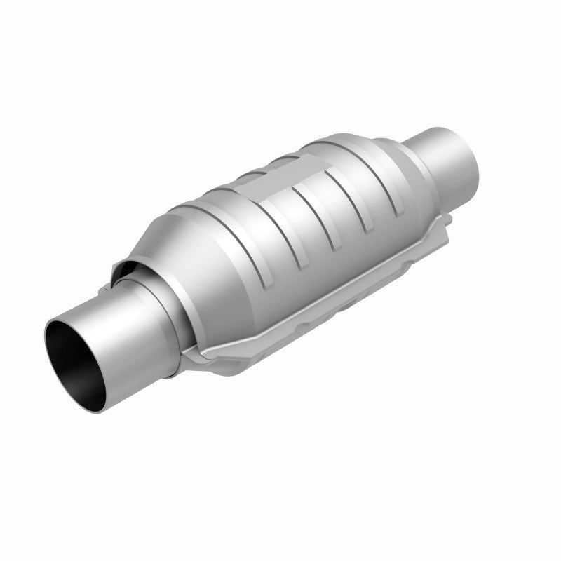 Magnaflow 99209HM MagnaFlow Conv Univ 3in Inlet/Outlet Center/Center Round 9in Body L x 5.125in W x 13in Overall L
