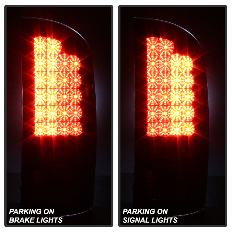 SPYDER 5002556 Spyder Dodge RAM 02-06 1500/RAM 2500/3500 03-06 LED Tail Light Black ALT-YD-DRAM02-LED-BK