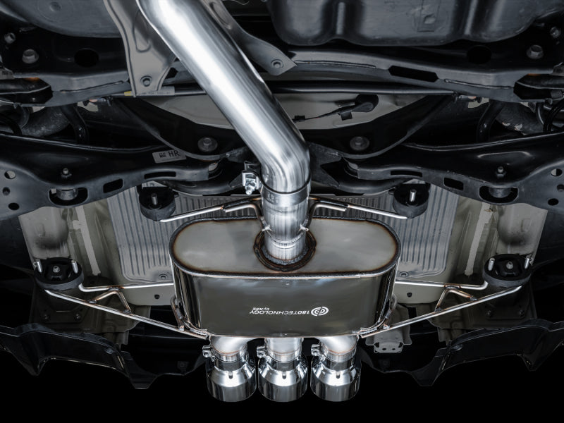 AWE Tuning 3015-52335 2024 Acura Integra Type S DE5 FWD Touring Edition Exhaust w/ Triple Chrome Silver Tips