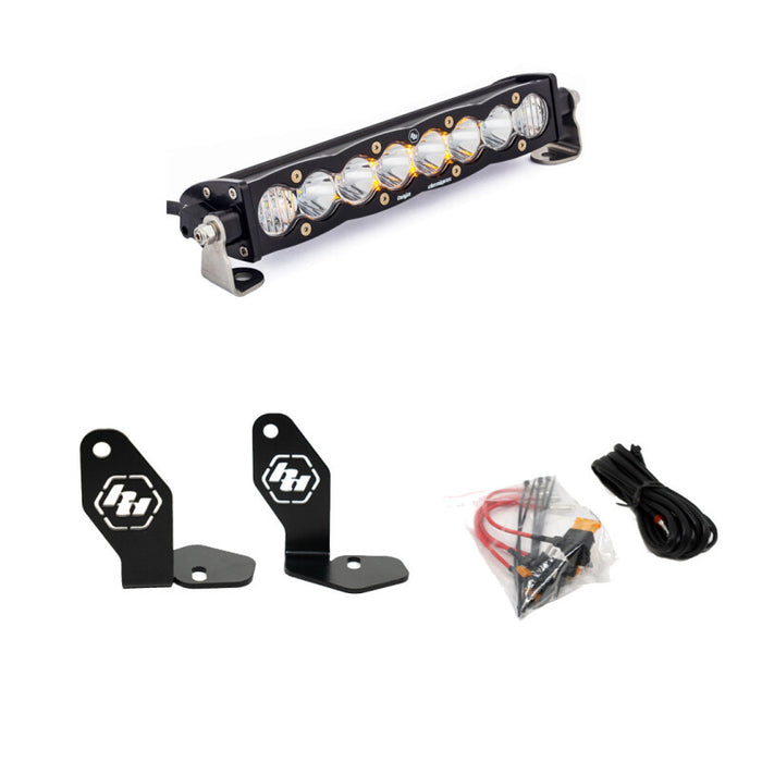 Baja Designs 448101 22-23 Polaris RZR Pro R S8 10in Hood Mount Kit - Clear