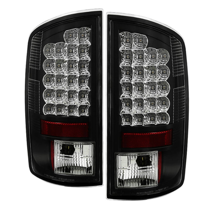 SPYDER 5002556 Spyder Dodge RAM 02-06 1500/RAM 2500/3500 03-06 LED Tail Light Black ALT-YD-DRAM02-LED-BK