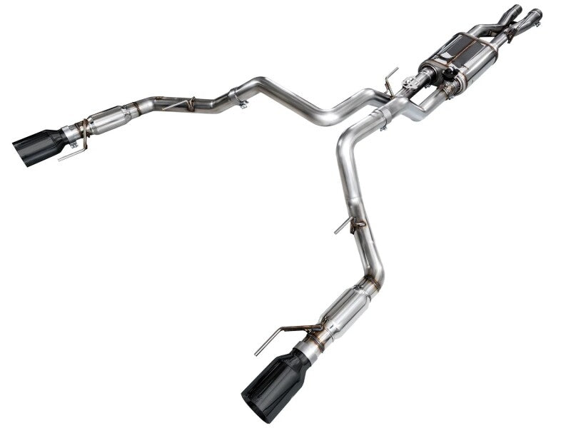 AWE Tuning 3025-33356 AWE Gen 3 Ford Raptor SwitchPath Exhaust - Diamond Black Tips