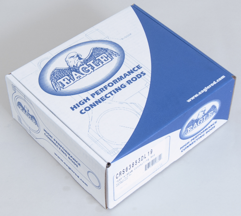 Eagle EAGCRS63853DL19 BBC 4340 Forged H-Beam Rods 6.385