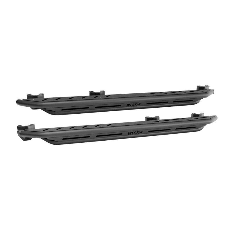 Westin 42-6025 /Snyper 2018+ Jeep Wrangler JL Unlimited 4DR Triple Tube Rock Rail Steps - Textured Black